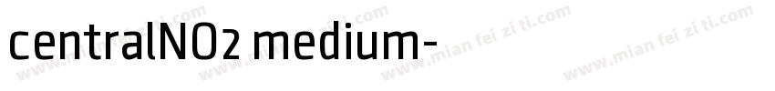 centralNO2 medium字体转换
